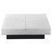 Beliani Cama de água Poliéster PARIS 195x228 Cinza
