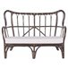 Beliani Conjunto lounge Rattan/vime BRINDISI Castanho