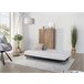 Sofá cama pele sintética THIRD Branco