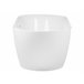 Beliani Banheira autónoma CARRERA 75x150 Branco