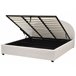 Beliani Cama baú Poliéster VAUCLUSE 194x214 Creme