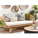 Beliani Almofada decorativa SOPHORA Branco/ Bege