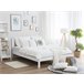 Beliani Cama com estrado Pinho TANNAY 169x208 Branco