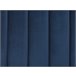 Beliani Cama com estrado Veludo MARVILLE 198x225 Azul Marino