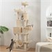 Arranhador para Gatos Aglomerado e Sisal PawHut Bege