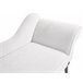 Beliani Chaise longue versão à direita Poliéster BIARRITZ Branco
