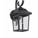 Beliani Iluminação de parede para exterior TANGON Preto