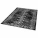 100 x 150cm carpete de poliéster estampado 150x100 Preto