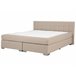 Beliani Cama continental Poliéster ADMIRAL 190x215 Areia