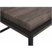 Beliani Mesa de centro ALTOS 64x115 Cinza Escuro