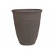 Beliani Conjunto de 2 vasos para plantas KATALIMA Castanho