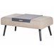 Beliani Conjunto lounge SORRIVOLI Bege