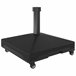 Base para Chapéu de Sol HDPE e Aço Outsunny Preto