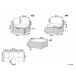 Beliani Conjunto lounge BELVEDERE Castanho