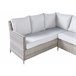 Beliani Conjunto lounge LACONA Cinza Escuro