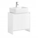 Armário de lavatório para lavatório BZR157-W SoBuy PT Branco