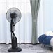 Ventoinha com Nebulizador Metal, AS, ABS e PE HOMCOM Preto