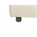 Beliani Chaise longue Linho APRICA Bege