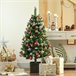 Árvore de Natal HOMCOM 830-734V00GN Verde