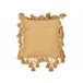 Beliani Almofada decorativa OLEARIA 45x45 Areia