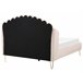 Beliani Cama com estrado Poliéster AMBILLOU 157x214 Bege