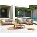 Beliani Conjunto lounge TIMOR Cinza Escuro