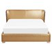 Beliani Cama de água Pele PARIS 195x228 Dourado