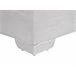 Beliani Cama continental Poliéster ADMIRAL 99x212 Cinza Claro