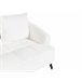 Beliani Sofá de 2 lugares Bouclé HOBRO Branco