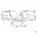 Beliani Conjunto lounge TIMOR Madeira