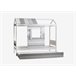 Gavetão opcional para cama CABANA Branco/cinza