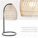  Candeeiro de mesa HOMCOM B31-289 Madeira