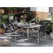 Beliani Mesa de refeição GROSSETO 90x180 Cinza Escuro
