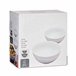 Conjunto de tigela grande + pequena coleção VESSIA Branco