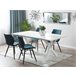 Beliani Mesa de jantar LIXA 100x180 Branco