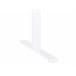 Beliani Secretária ajustável DESTIN III 120x72 Branco