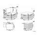 Beliani Conjunto lounge Ratan sintético NOTO Branco/ Bege