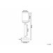 Beliani Candelabro ABBEVILLE Cinza