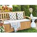 Beliani Almofada de jardim CANNETO 45x45 Bege