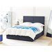Beliani Cama baú Veludo VERNOYES 148x214 Preto