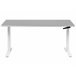 Beliani Secretária ajustável DESTIN IV 160x72 Branco