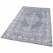 80 x 150 cm de tapete 150x80 Cinza Azul