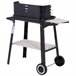 Barbecue a Carvão Metal e Porcelana Outsunny Preto
