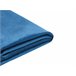 Beliani Cama com estrado Veludo FITOU 150x214 Azul