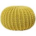 Beliani Pufe CONRAD Amarelo