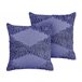 Beliani Almofada decorativa RHOEO 45x45 Roxo