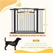 Barrera de Segurança para Cães Acero e PA PawHut Preto