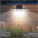 Aktive Aplique o candeeiro de parede LED solar Preto