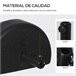 Base de Parede para Chapéu de Sol HDPE, Metal Outsunny 50x31 Preto