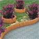 Paliçada de jardim Rotta flexível de pinho Natural